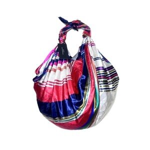 Zara Convertible Satin Scarf Bag
